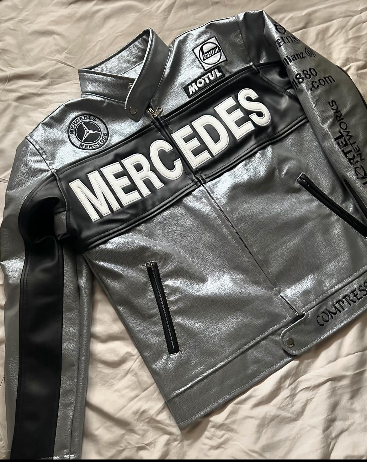 F1 Inspired Racing Leather Jacket – Premium Streetwear for Motorsport Enthusiasts